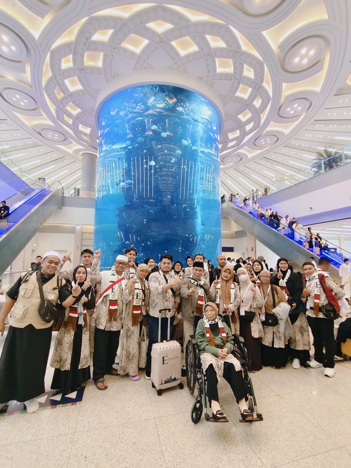 Kedatangan di Bandara Internasional King Abdul Aziz, Jeddah